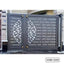 Modern CNC cutting metal boundary gate with geometric patterns, ideal for home security.