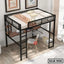 Heavy Duty Metal Loft Bed With Desk and Sofa DLB-906