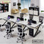2-4-6 People Simple Design Office Workstation Table with Partitions | OWS-1157