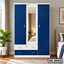 Multi-color Premium 3 Door Steel Almirah for Bedroom SA-2622
