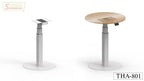 Round Adjustable Laptop Table-THA-801