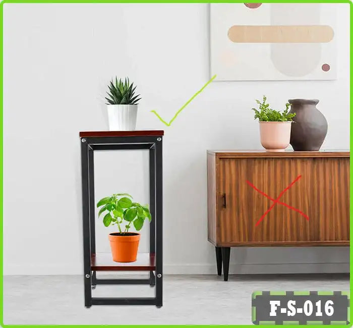 Metal Plant Stand | Flower Pot Display Shelf FS-016 Secondary image