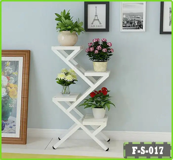 Flower Stand | Display Shelf for Home & Office Shelving Unit FS-017 Secondary image