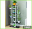6-tier flower rack with multiple potted plants, modern indoor plant stand by window