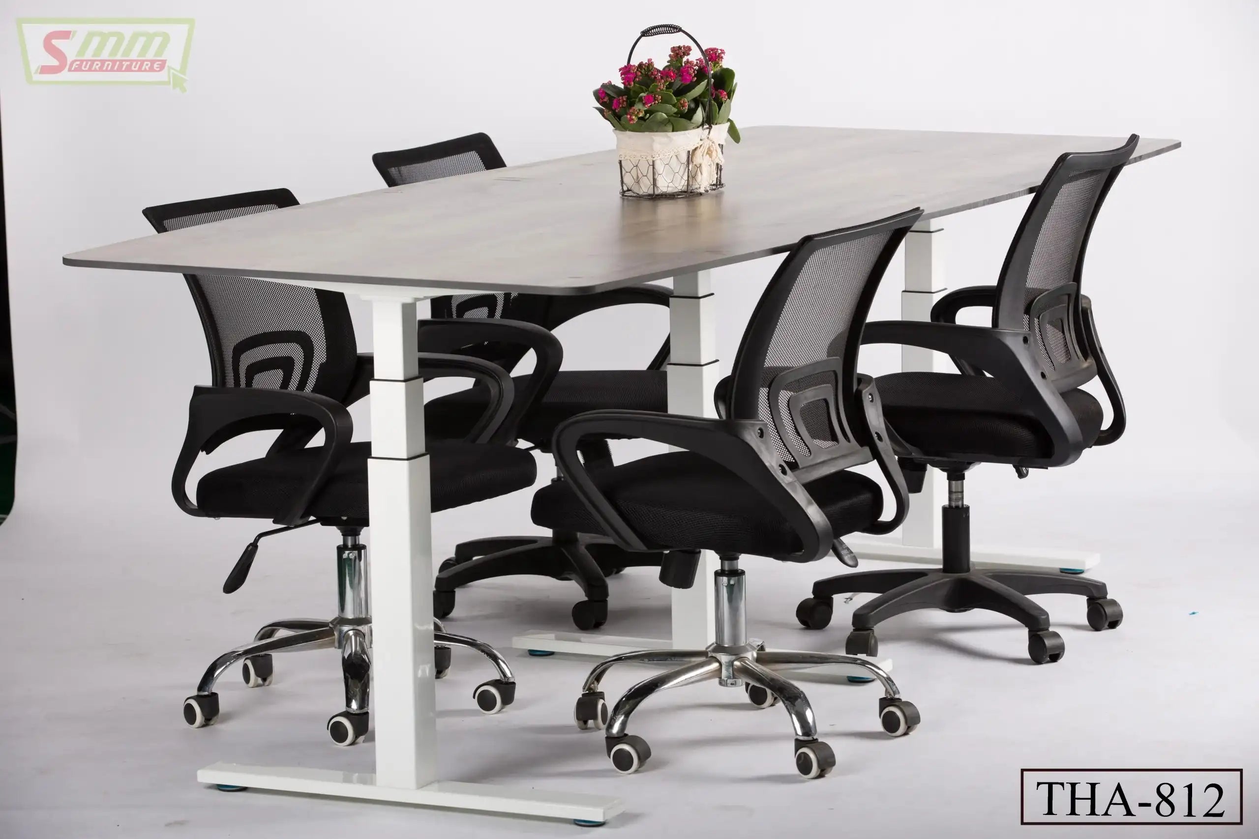 Height-Adjustable Conference Table-THA-812-2