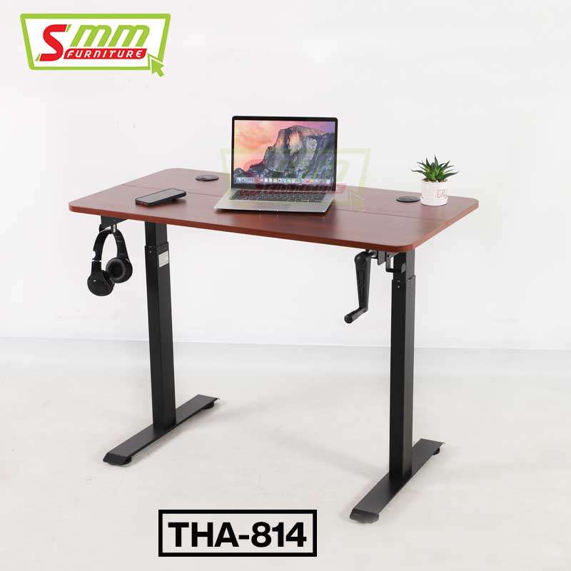 Hand Crank Height Adjustable Desk | THA-814