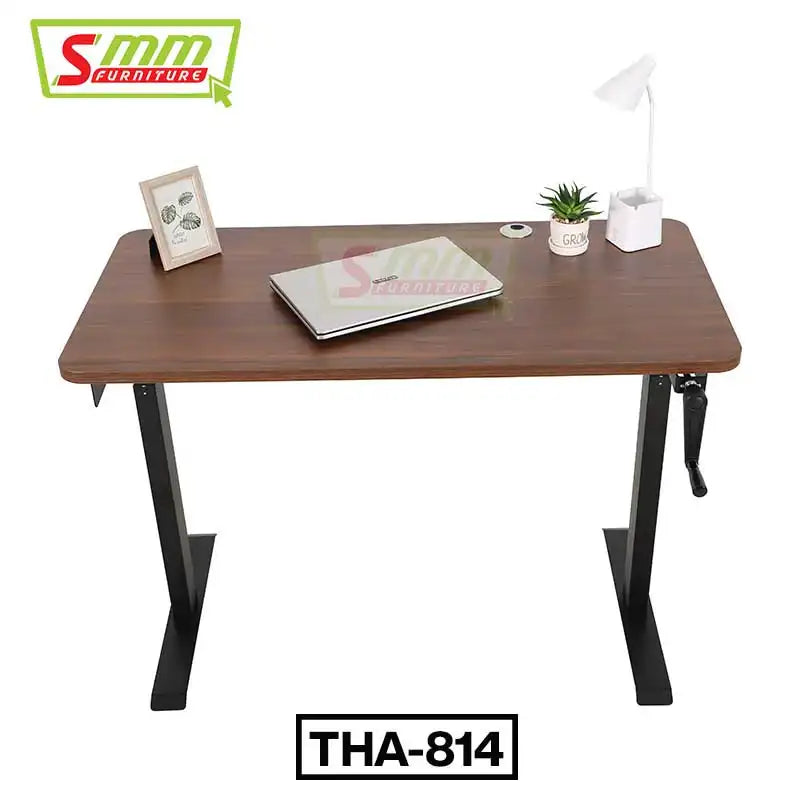 Height Adjustable SIT TO Standing Desk Manual Hand Crank THA-814