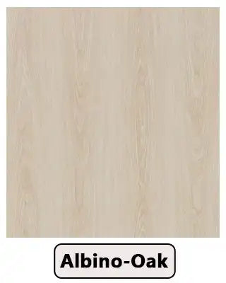 Light albino oak wood texture sample with natural grain, ideal for modern home furniture.