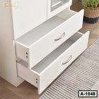 Space Saving Melamine Board Almirah with Wardrobe For Bedroom A-1048