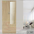 Space Saving Melamine Board Almirah with Wardrobe For Bedroom A-1048