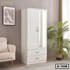 Space Saving Melamine Board Almirah with Wardrobe For Bedroom A-1048