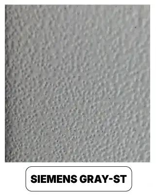 Siemens gray textured surface color sample for home or office furniture