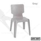 Modern Edge Back Plastic Chair DPC-887