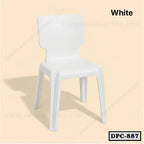 Modern Edge Back Plastic Chair DPC-887
