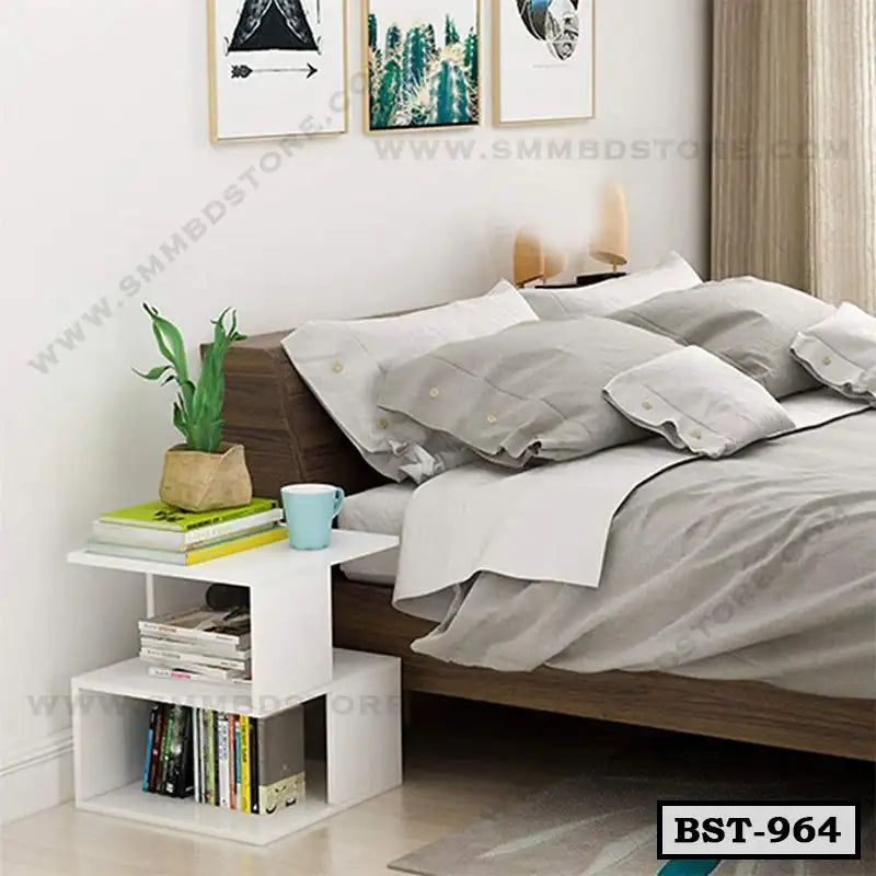 Bedside Table With Storage | BST-964 Secondary image