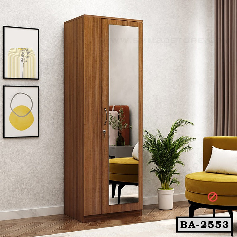 Single Door Board Almirah with Mirror BA-2553