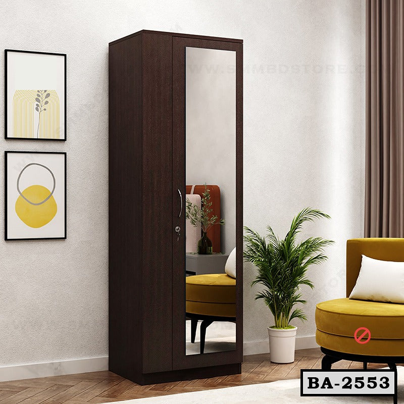 Single Door Board Almirah with Mirror BA-2553