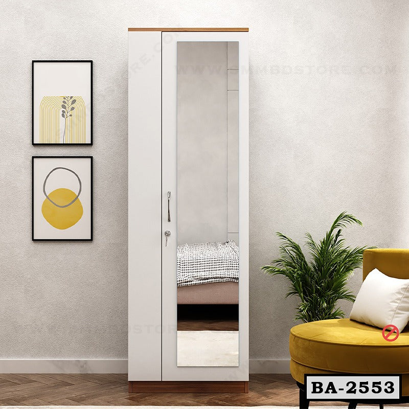 Single Door Board Almirah with Mirror BA-2553