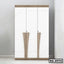Contemporary White Door Board Almirah BA-2572