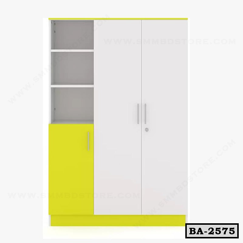 Stylish 3 Door Board Storage Almirah BA-2575
