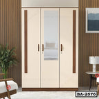 Three Door Melamine Elegance Almirah BA-2576
