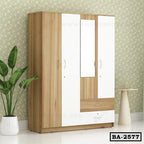 Two Color Combination Melamine Board Almirah BA-2577