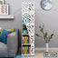 CNC Cutting Modern 5 Tier Bookshelf | Bookcase Storage Organizer BS-1025
