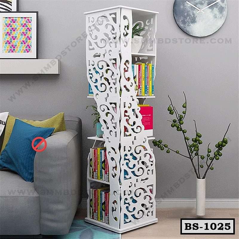 CNC Cutting Modern Bookshelf-BS-1025 Secondary image