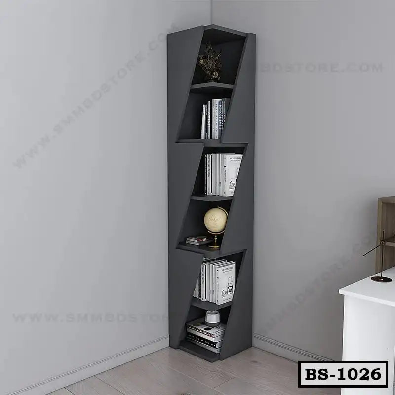 Corner Bookshelf Price in Bangladesh-BS-1026 - SMM BD STORE