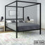Simple Design Steel Canopy Bed Frame (CB-1334)