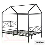 Metal House Shape Platform Bed Frame For Kids (CB-1340)