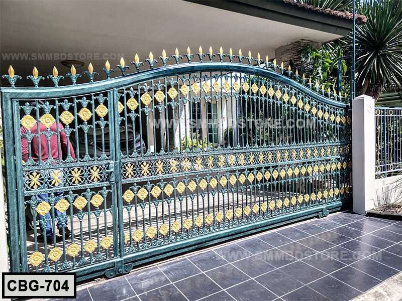 High Quality Last Main Wrought iron Gate Design (704) Secondary image