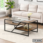 Modern Center Table With Storage Shelf Price CT-606