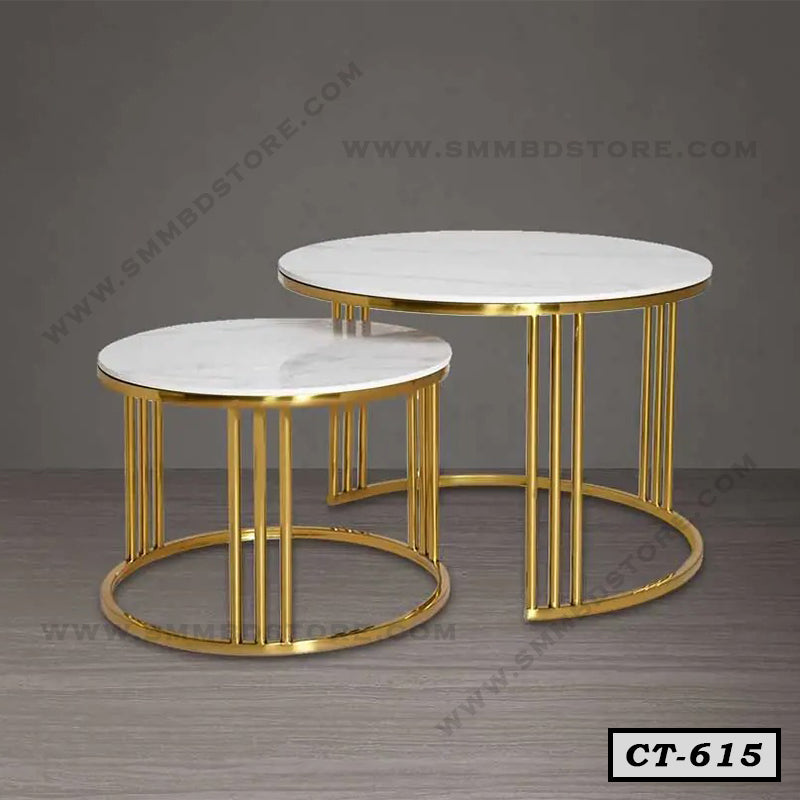 Round Coffee Table Set For Living Room CT-615