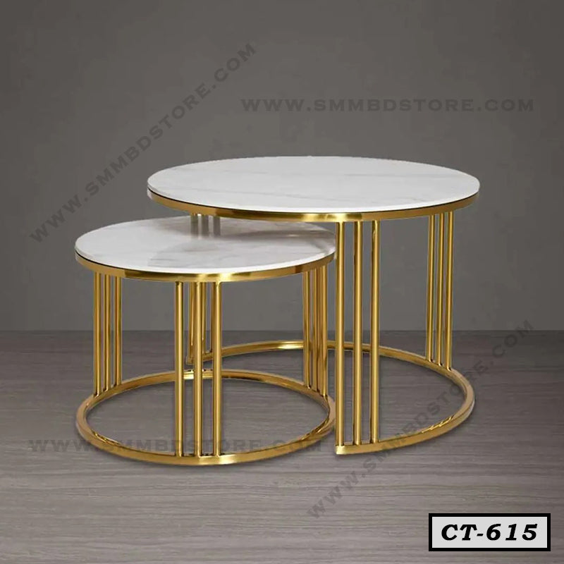 Round Coffee Table Set For Living Room CT-615