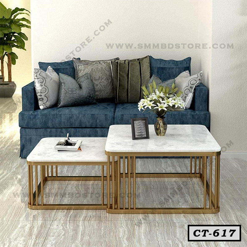 Modern Minimalist Style Square Coffee Table Set CT-617