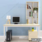 Computer Desk With Bookshelf Combination Creative Home Study Table CT-1513