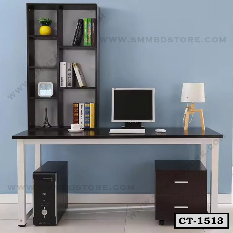 Computer Desk With Bookshelf Combination Creative Home Study Table CT-1513