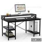 Computer Desk with Storage Shelves CT-1530