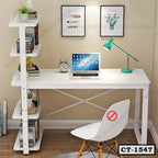 Reading Table | Computer Desk with Bookshelf For Home | CT-1547