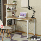 Reading Table | Computer Desk with Bookshelf For Home | CT-1547