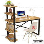 Reading Table | Computer Desk with Bookshelf For Home | CT-1547