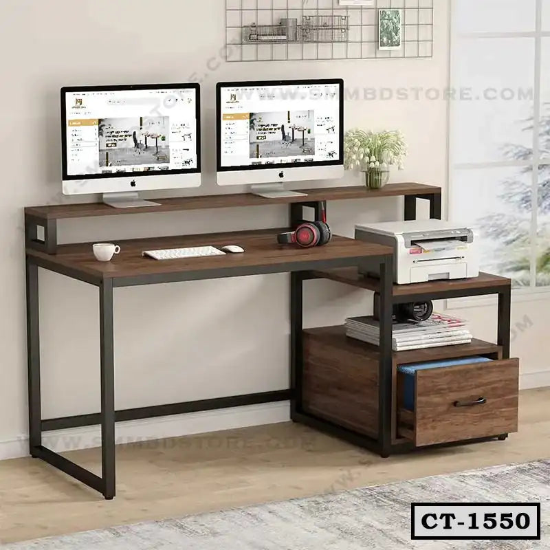 Computer Desk with Drawer-CT-1550