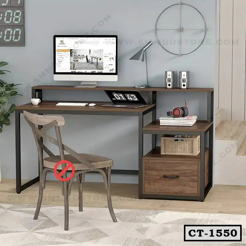 Computer Desk with Drawer-CT-1550