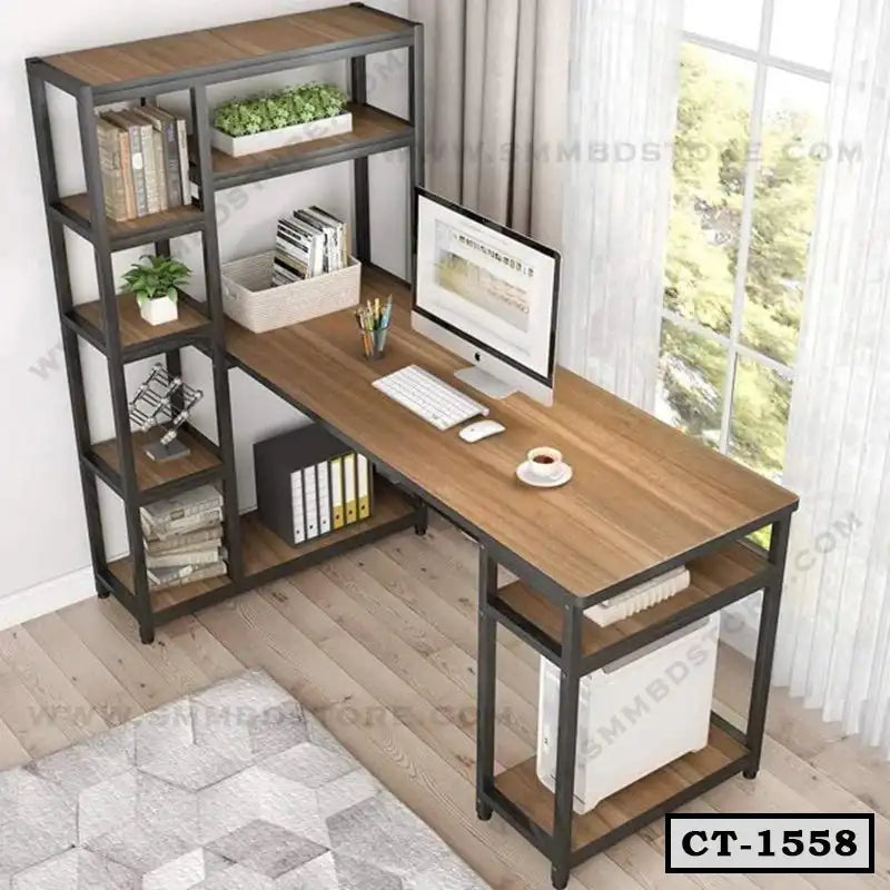 Storage Computer Tabel Computer Table with Storage-CT-1558–SMM BD STORE