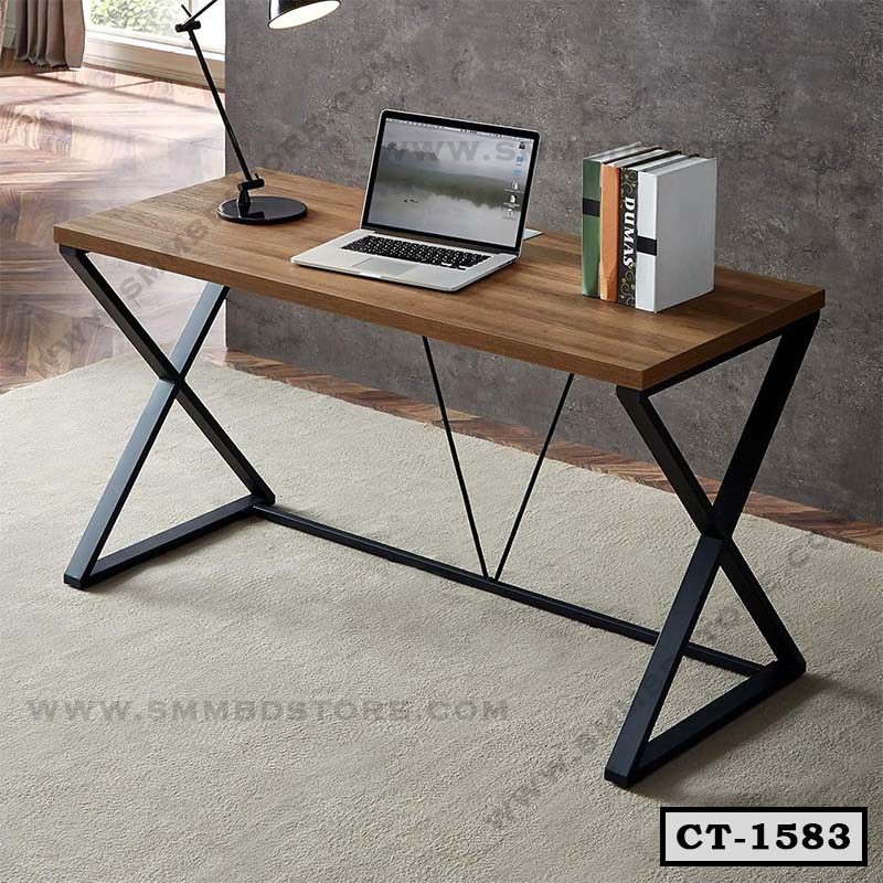 X-shaped Executive Table | Study Table for Home Office | CT-1583