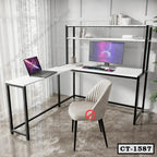 Corner L-Shaped Study Table-CT-1587