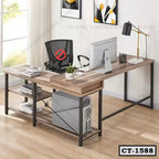 Modern L-Shaped Computer Desk-CT-1588