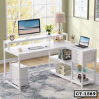 Premium L-Shaped Computer Desk CT-1589