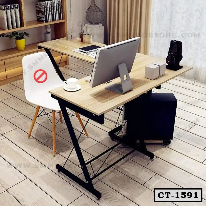 Computer Desk with Keyboard Tray-CT-1591 Secondary image